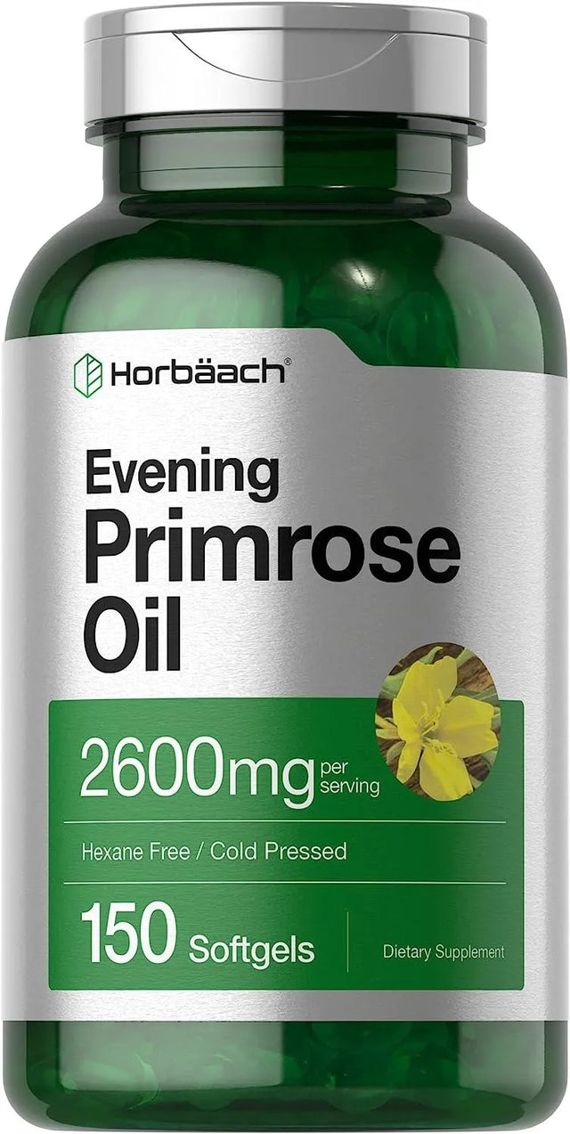 HORBAACH - Horbaach Evening Primrose Oil Capsules 2600Mg. 150 Capsulas Blandas - The Red Vitamin MX - Suplementos Alimenticios - {{ shop.shopifyCountryName }}