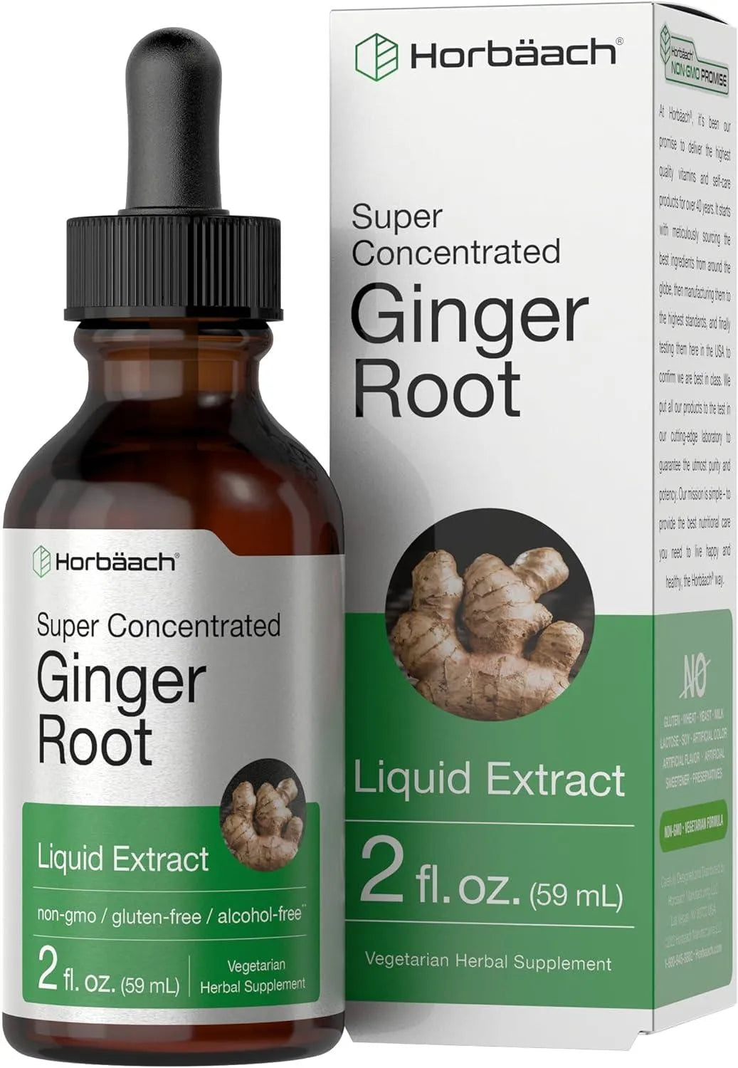 HORBAACH - Horbaach Ginger Root Extract Liquid 59Ml. - The Red Vitamin MX - Suplementos Alimenticios - {{ shop.shopifyCountryName }}