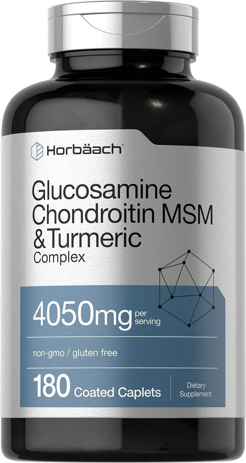 HORBAACH - Horbaach Glucosamine Chondroitin with Turmeric & MSM 4050Mg. 180 Tabletas - The Red Vitamin MX - Suplementos Alimenticios - {{ shop.shopifyCountryName }}