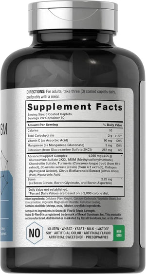 HORBAACH - Horbaach Glucosamine Chondroitin with Turmeric & MSM 4050Mg. 180 Tabletas - The Red Vitamin MX - Suplementos Alimenticios - {{ shop.shopifyCountryName }}