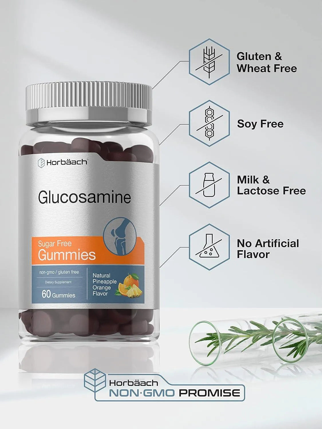 HORBAACH - Horbaach Glucosamine Gummies 60 Gomitas - The Red Vitamin MX - Suplementos Alimenticios - {{ shop.shopifyCountryName }}