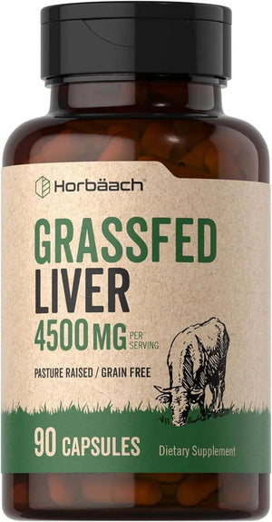 HORBAACH - Horbaach Grass Fed Beef Liver 4500Mg. 90 Capsulas - The Red Vitamin MX - Suplementos Alimenticios - {{ shop.shopifyCountryName }}