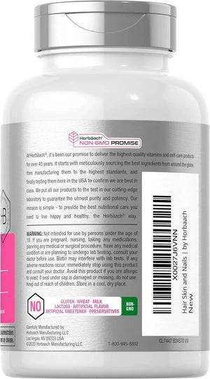 HORBAACH - Horbaach Hair Skin and Nails Vitamins 300 Capsulas Blandas - The Red Vitamin MX - Suplementos Alimenticios - {{ shop.shopifyCountryName }}