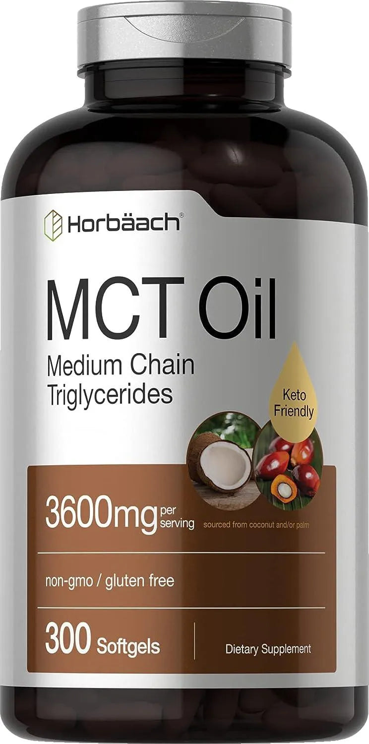 HORBAACH - Horbaach Keto MCT Oil Capsules 3600Mg. 300 Capsulas Blandas - The Red Vitamin MX - Suplementos Alimenticios - {{ shop.shopifyCountryName }}