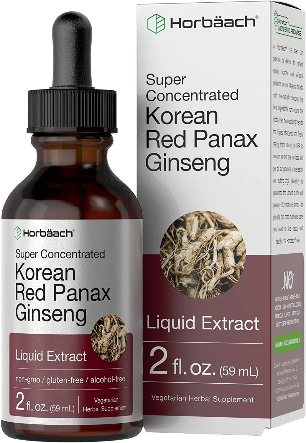 HORBAACH - Horbaach Korean Red Ginseng Liquid Extract 50Ml. - The Red Vitamin MX - Suplementos Alimenticios - {{ shop.shopifyCountryName }}