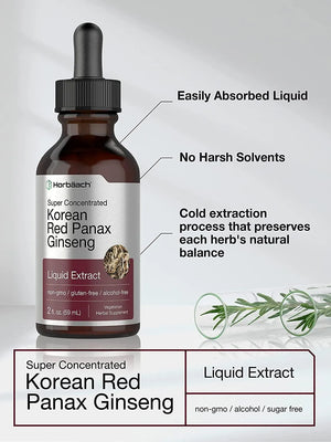 HORBAACH - Horbaach Korean Red Ginseng Liquid Extract 50Ml. - The Red Vitamin MX - Suplementos Alimenticios - {{ shop.shopifyCountryName }}