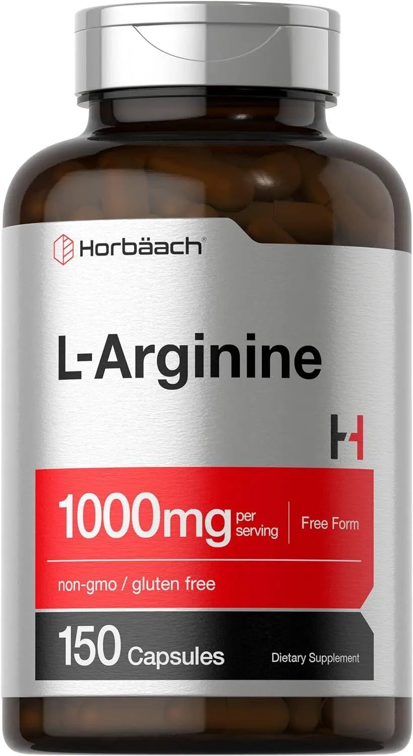 HORBAACH - Horbaach L Arginine 1000Mg. 150 Capsulas - The Red Vitamin MX - Suplementos Alimenticios - {{ shop.shopifyCountryName }}