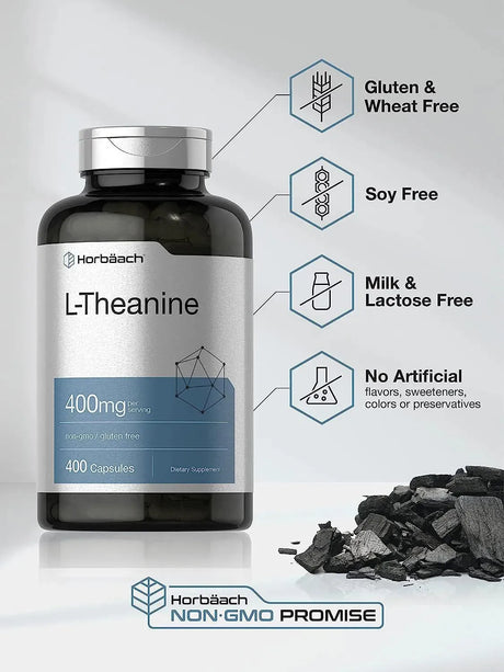 HORBAACH - Horbaach L-Theanine 400Mg. 400 Capsulas - The Red Vitamin MX - Suplementos Alimenticios - {{ shop.shopifyCountryName }}