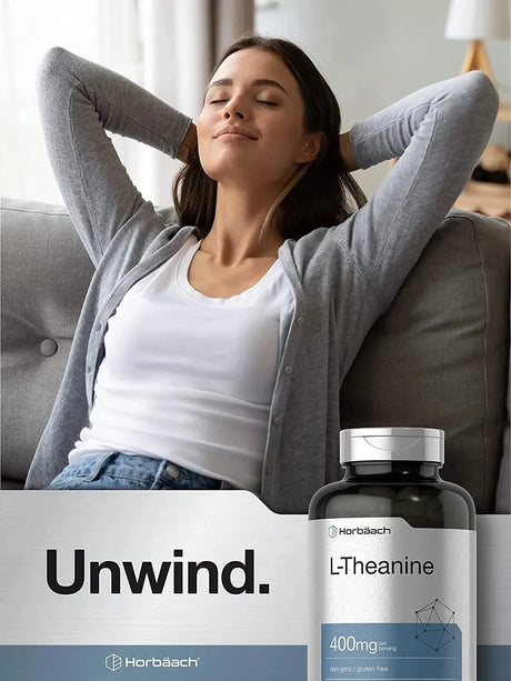HORBAACH - Horbaach L-Theanine 400Mg. 400 Capsulas - The Red Vitamin MX - Suplementos Alimenticios - {{ shop.shopifyCountryName }}