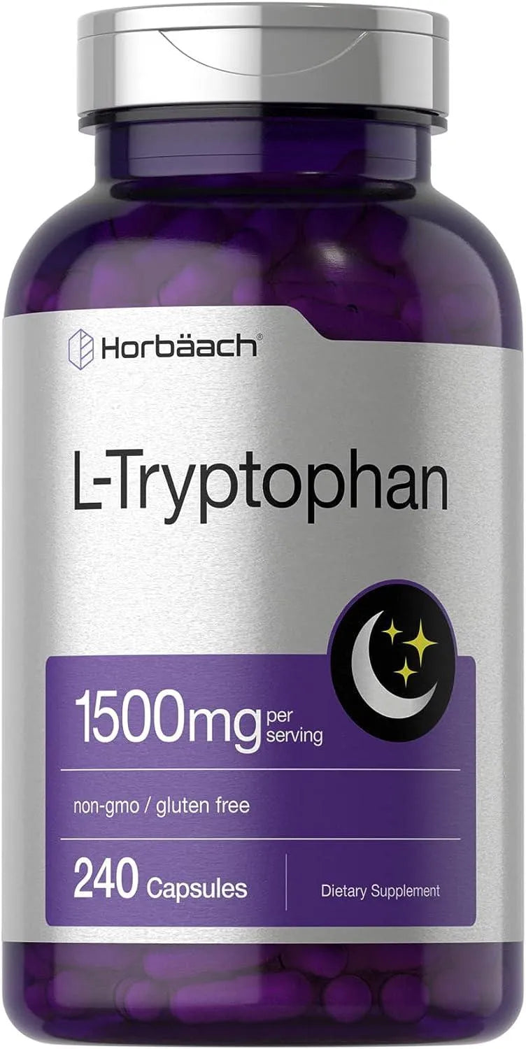 HORBAACH - Horbaach L Tryptophan 1500Mg. 240 Capsulas - The Red Vitamin MX - Suplementos Alimenticios - {{ shop.shopifyCountryName }}