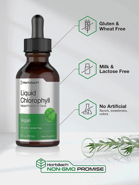 HORBAACH - Horbaach Liquid Chlorophyll 59Ml. - The Red Vitamin MX - Suplementos Alimenticios - {{ shop.shopifyCountryName }}