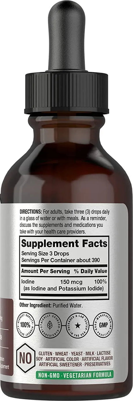 HORBAACH - Horbaach Liquid Iodine Solution Drops 59Ml. - The Red Vitamin MX - Suplementos Alimenticios - {{ shop.shopifyCountryName }}