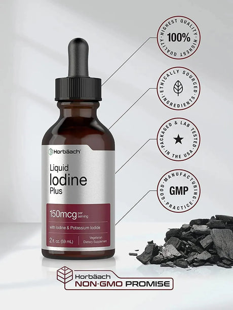HORBAACH - Horbaach Liquid Iodine Solution Drops 59Ml. - The Red Vitamin MX - Suplementos Alimenticios - {{ shop.shopifyCountryName }}