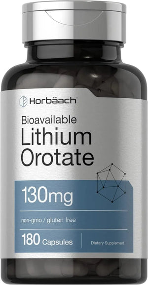 HORBAACH - Horbaach Lithium Orotate 130Mg. 180 Capsulas - The Red Vitamin MX - Suplementos Alimenticios - {{ shop.shopifyCountryName }}