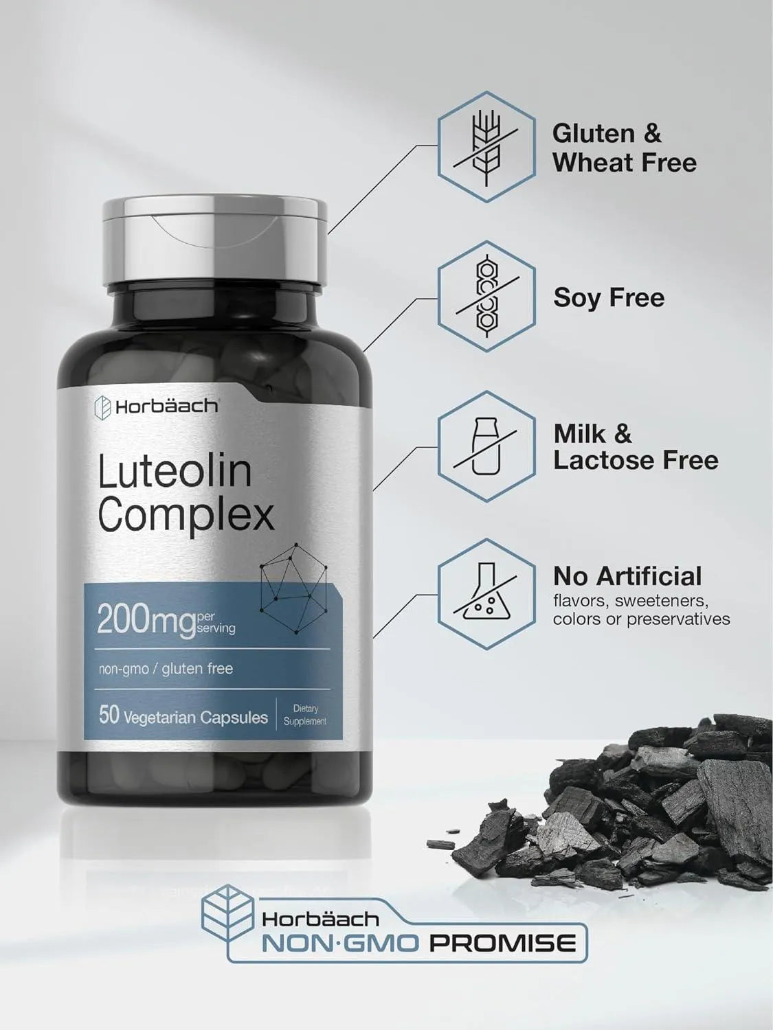 HORBAACH - Horbaach Luteolin Complex with Rutin 50 Capsulas - The Red Vitamin MX - Suplementos Alimenticios - {{ shop.shopifyCountryName }}