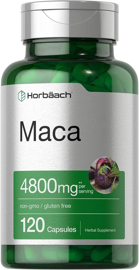 HORBAACH - Horbaach Maca Root Capsules 4800Mg. 120 Capsulas - The Red Vitamin MX - Suplementos Alimenticios - {{ shop.shopifyCountryName }}