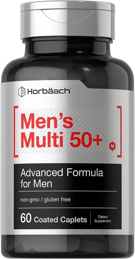HORBAACH - Horbaach Men's Multivitamin 50 Plus 60 Tabletas - The Red Vitamin MX - Suplementos Alimenticios - {{ shop.shopifyCountryName }}