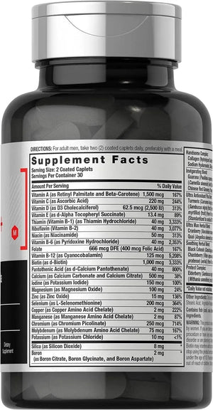HORBAACH - Horbaach Men's Multivitamin 50 Plus 60 Tabletas - The Red Vitamin MX - Suplementos Alimenticios - {{ shop.shopifyCountryName }}