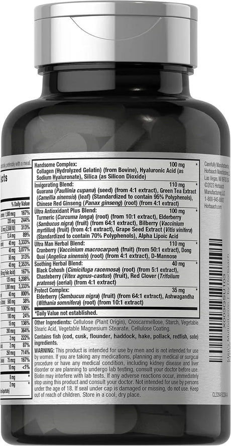 HORBAACH - Horbaach Men's Multivitamin 50 Plus 60 Tabletas - The Red Vitamin MX - Suplementos Alimenticios - {{ shop.shopifyCountryName }}