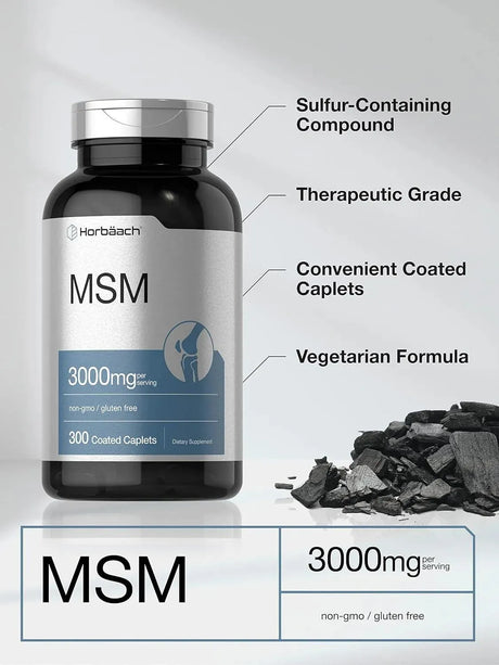 HORBAACH - Horbaach MSM 3000Mg. 300 Tabletas - The Red Vitamin MX - Suplementos Alimenticios - {{ shop.shopifyCountryName }}