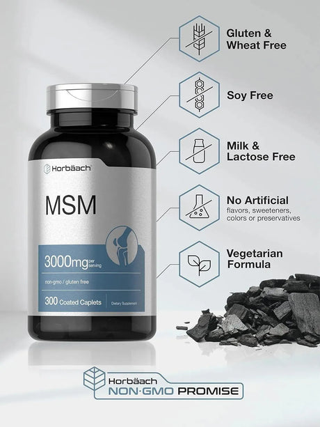 HORBAACH - Horbaach MSM 3000Mg. 300 Tabletas - The Red Vitamin MX - Suplementos Alimenticios - {{ shop.shopifyCountryName }}