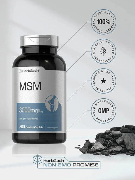 HORBAACH - Horbaach MSM 3000Mg. 300 Tabletas - The Red Vitamin MX - Suplementos Alimenticios - {{ shop.shopifyCountryName }}