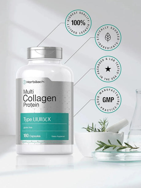 HORBAACH - Horbaach Multi Collagen Protein 180 Capsulas - The Red Vitamin MX - Suplementos Alimenticios - {{ shop.shopifyCountryName }}