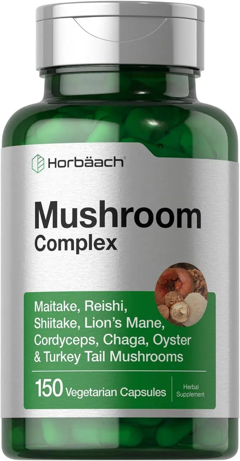 HORBAACH - Horbaach Mushroom Complex 150 Capsulas - The Red Vitamin MX - Suplementos Alimenticios - {{ shop.shopifyCountryName }}