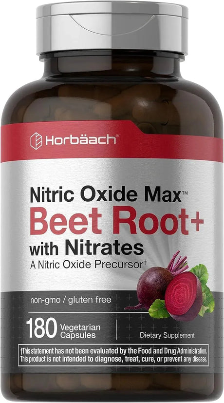 HORBAACH - Horbaach Nitric Oxide Beet Root Capsules with Nitrates 180 Capsulas - The Red Vitamin MX - Suplementos Alimenticios - {{ shop.shopifyCountryName }}