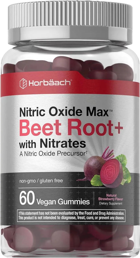 HORBAACH - Horbaach Nitric Oxide Beet Root Gummies 60 Gomitas - The Red Vitamin MX - Suplementos Alimenticios - {{ shop.shopifyCountryName }}