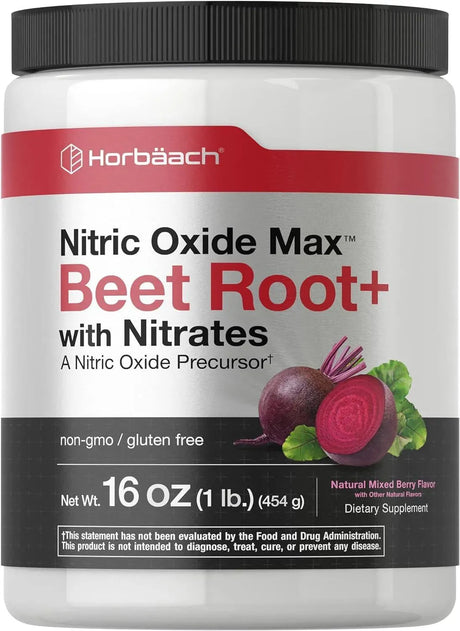 HORBAACH - Horbaach Nitric Oxide Beet Root Powder 454Gr. - The Red Vitamin MX - Suplementos Alimenticios - {{ shop.shopifyCountryName }}