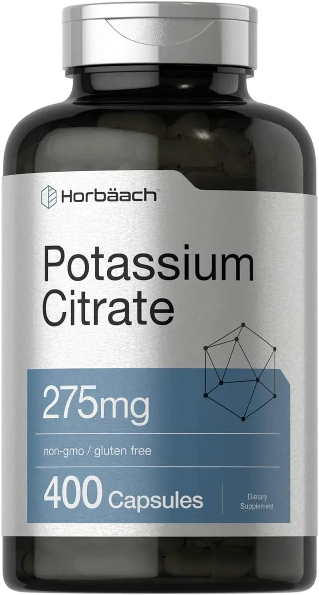 HORBAACH - Horbaach Potassium Citrate Supplement 275Mg. 400 Capsulas - The Red Vitamin MX - Suplementos Alimenticios - {{ shop.shopifyCountryName }}