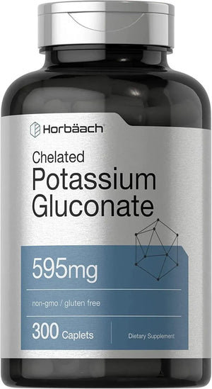 HORBAACH - Horbaach Potassium Gluconate Supplement 55Mg. 300 Caplets - The Red Vitamin MX - Suplementos Alimenticios - {{ shop.shopifyCountryName }}