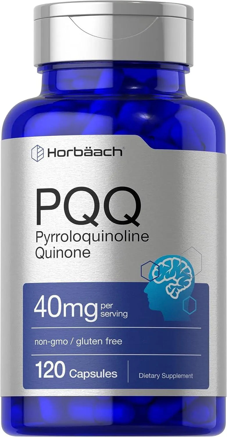 HORBAACH - Horbaach PQQ Pyrroloquinoline Quinone 40Mg. 120 Capsulas - The Red Vitamin MX - Suplementos Alimenticios - {{ shop.shopifyCountryName }}