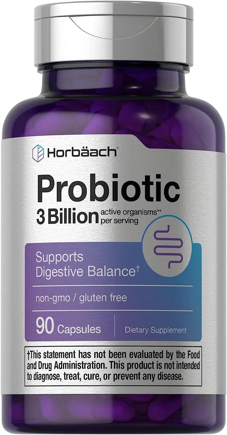 HORBAACH - Horbaach Probiotic for Women & Men's Digestive Health 90 Capsulas - The Red Vitamin MX - Suplementos Alimenticios - {{ shop.shopifyCountryName }}