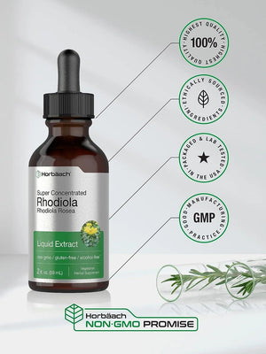 HORBAACH - Horbaach Rhodiola Rosea Tincture 59Ml. - The Red Vitamin MX - Suplementos Alimenticios - {{ shop.shopifyCountryName }}