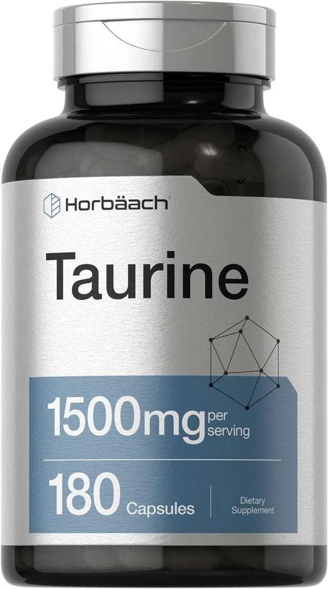 HORBAACH - Horbaach Taurine 1500Mg. 180 Capsulas - The Red Vitamin MX - Suplementos Alimenticios - {{ shop.shopifyCountryName }}