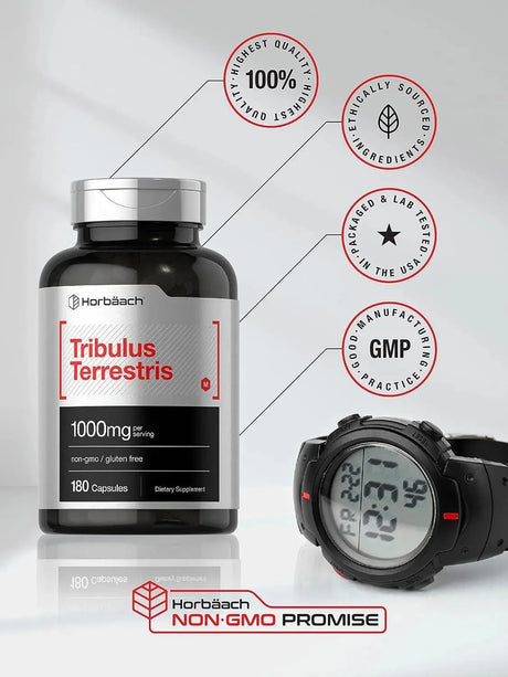 HORBAACH - Horbaach Tribulus Terrestris 1000Mg. 180 Capsulas - The Red Vitamin MX - Suplementos Alimenticios - {{ shop.shopifyCountryName }}