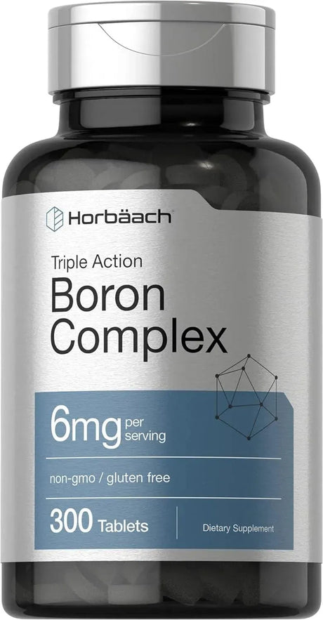 HORBAACH - Horbaach Triple Boron Complex 6Mg. 300 Tabletas - The Red Vitamin MX - Suplementos Alimenticios - {{ shop.shopifyCountryName }}