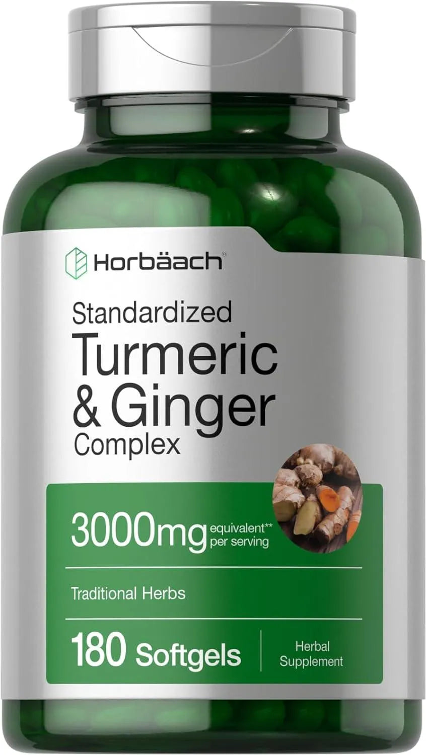 HORBAACH - Horbaach Turmeric and Ginger 3000Mg. 180 Capsulas Blandas - The Red Vitamin MX - Suplementos Alimenticios - {{ shop.shopifyCountryName }}