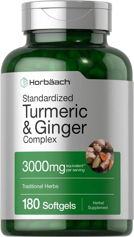 HORBAACH - Horbaach Turmeric and Ginger 3000Mg. 180 Capsulas Blandas - The Red Vitamin MX - Suplementos Alimenticios - {{ shop.shopifyCountryName }}