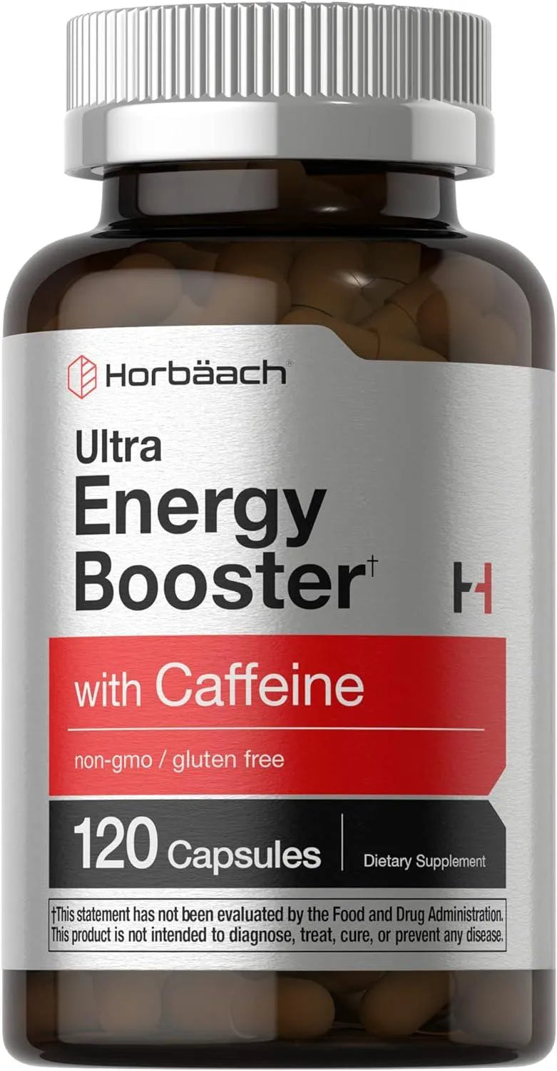 HORBAACH - Horbaach Ultra Energy Booster with Caffeine & Vitamin B12 120 Capsulas - The Red Vitamin MX - Suplementos Alimenticios - {{ shop.shopifyCountryName }}