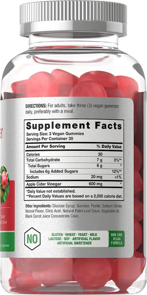 HORBAACH - Horbaach Vegan Apple Cider Vinegar Gummies 90 Gomitas - The Red Vitamin MX - Suplementos Alimenticios - {{ shop.shopifyCountryName }}