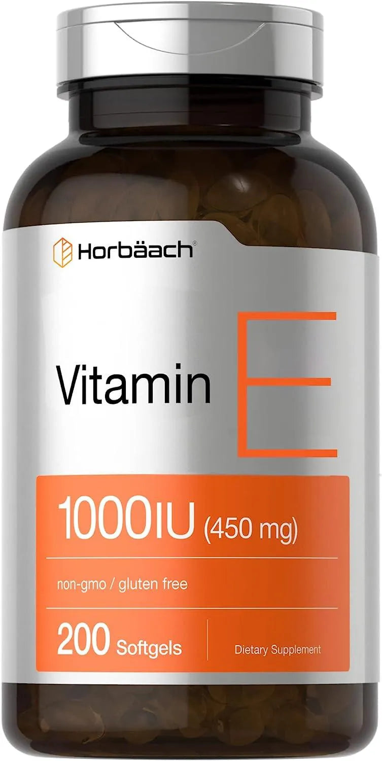 HORBAACH - Horbaach Vitamin E 200 Capsulas Blandas - The Red Vitamin MX - Suplementos Alimenticios - {{ shop.shopifyCountryName }}