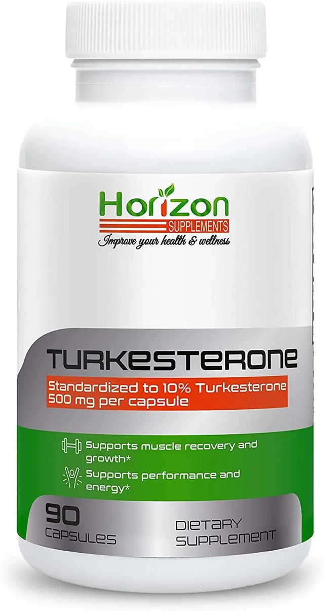 HORIZON SUPPLEMENTS - Horizon Supplements Turkesterone 500Mg. 90 Capsulas - The Red Vitamin MX - Suplementos Alimenticios - {{ shop.shopifyCountryName }}