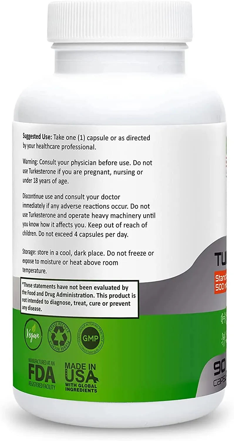 HORIZON SUPPLEMENTS - Horizon Supplements Turkesterone 500Mg. 90 Capsulas - The Red Vitamin MX - Suplementos Alimenticios - {{ shop.shopifyCountryName }}