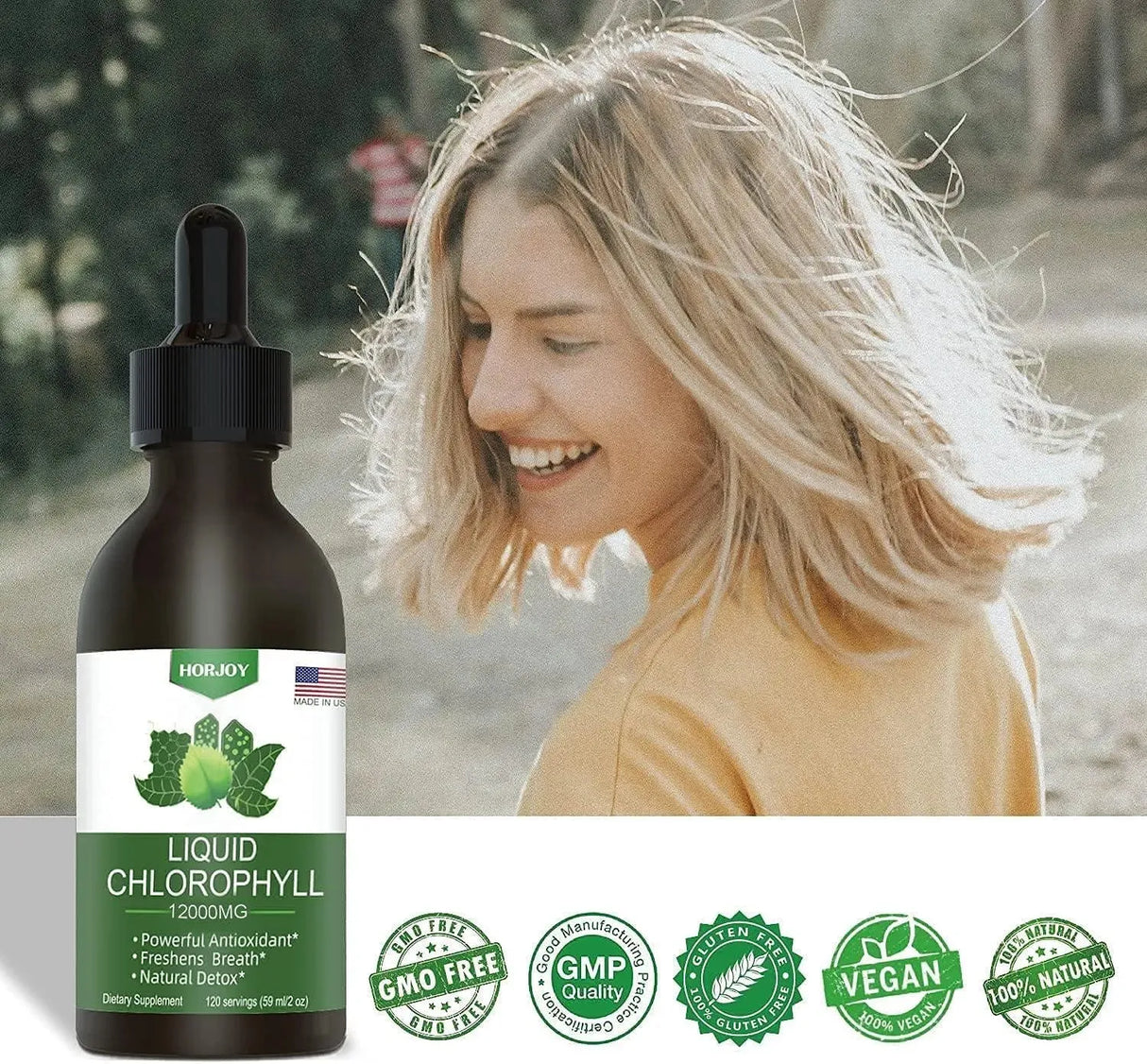 HORJOY - Horjoy Chlorophyll Liquid Drops 59Ml. 2 Pack - The Red Vitamin MX - Suplementos Alimenticios - {{ shop.shopifyCountryName }}