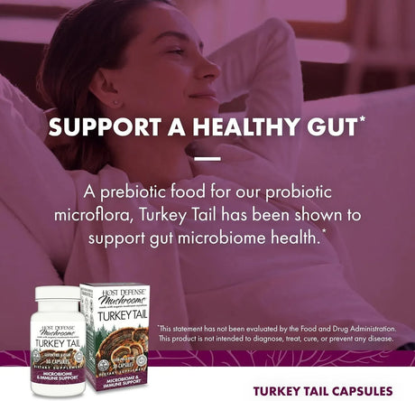 HOST DEFENSE - Host Defense Turkey Tail 30 Capsulas - The Red Vitamin MX - Suplementos Alimenticios - {{ shop.shopifyCountryName }}