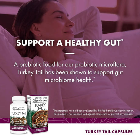 HOST DEFENSE - Host Defense Turkey Tail 60 Capsulas - The Red Vitamin MX - Suplementos Alimenticios - {{ shop.shopifyCountryName }}