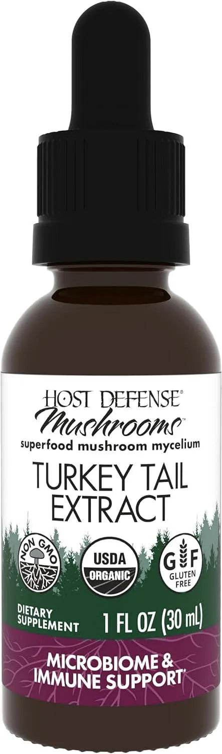 HOST DEFENSE - Host Defense Turkey Tail Extract 30Ml. - The Red Vitamin MX - Suplementos Alimenticios - {{ shop.shopifyCountryName }}